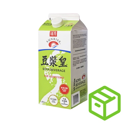 UNSWEET SOY BEVERAGE  (6BOTTLES) 淡豆浆（6瓶箱装）